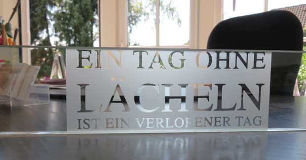 täglich lächeln